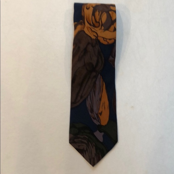 Chez Roffe | Accessories | Chez Roffe Silk Art Deco Tie | Poshmark